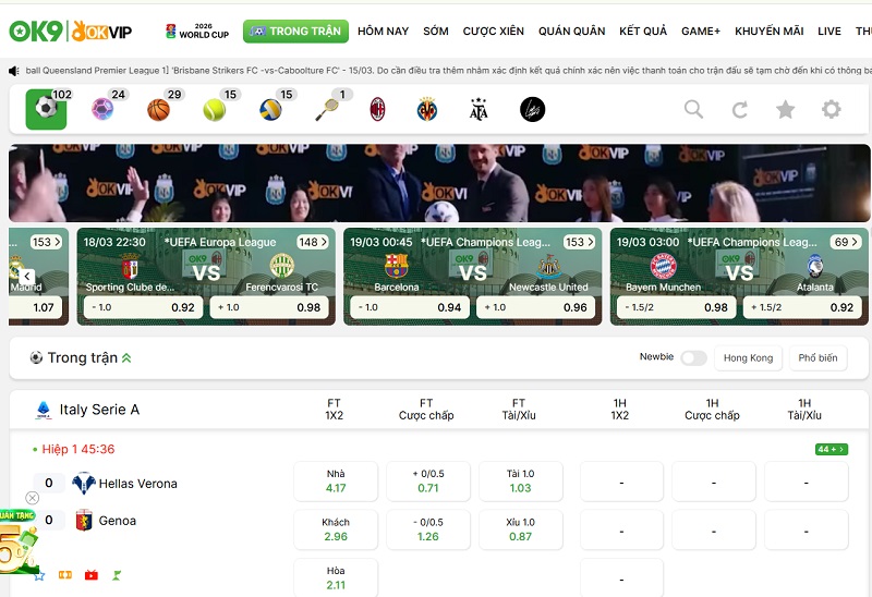 Kèo Bóng Đá Cúp C1 - Kèo Cược Hàng Đầu Tại Nhà Cái OK9 1 Tổng Quan Kèo Bóng Đá Cúp C1 Tại Nhà Cái OK9